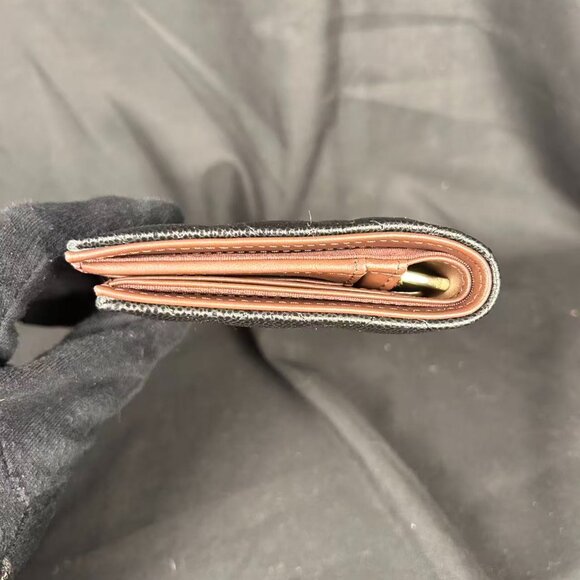 Chanel Classic Quilted Caviar Leather Passport Holder — Black with Gold CC - Picture 15 of 15